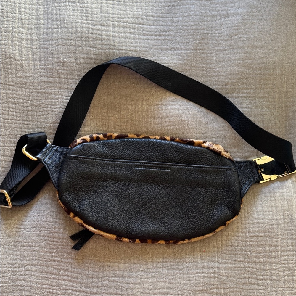 Aimee Kestenberg Leopard Print Belt Bag with Gold Buckle - Picture 4 of 4